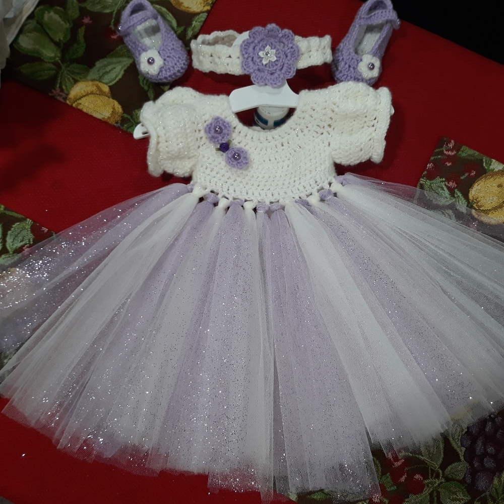 Baby Dress Shoes and Headband combo